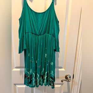 Torrid Disney Aladdin cold shoulder dress size 1